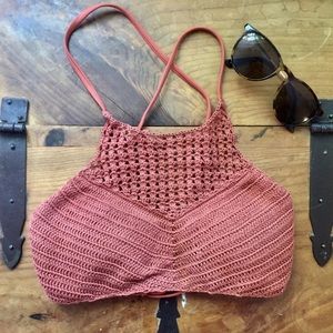Crochet bikini top